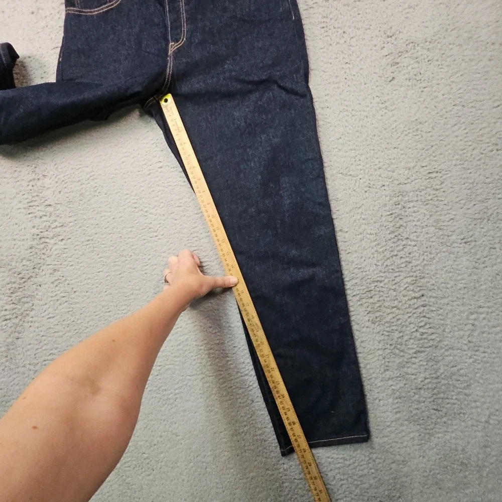 Levis Wedgie Fit Jeans Womens 32 Blue High Rise Denim Heritage Dark Wash Preppy
